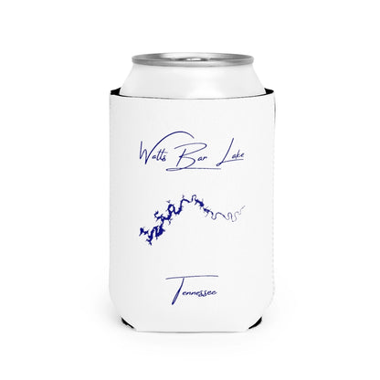 Tennessee  Watts  Bar  Lake  Can  Koozie  front  position  view  from  front-2  white.webp