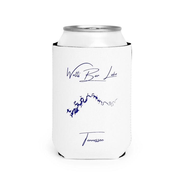 Tennessee  Watts  Bar  Lake  Can  Koozie  front  position  view  from  front-2  white.webp