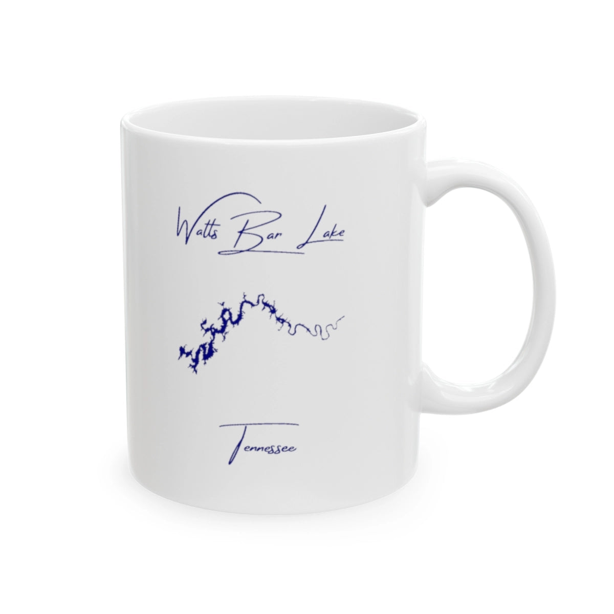 Tennessee  Watts  Bar  Lake  Ceramic  Mug  other  position  view  from  right  11oz.webp