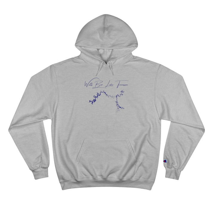 Tennessee  Watts  Bar  Lake  Hoodie  front  position  view  from  front  light  steel.webp