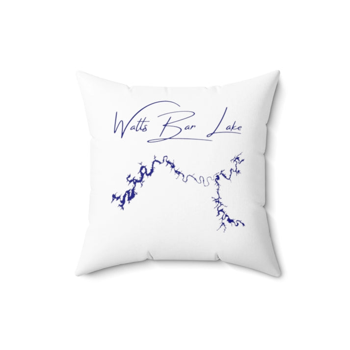 Tennessee  Watts  Bar  Lake  Pillow  front  position  view  from  back  16  x  16.webp