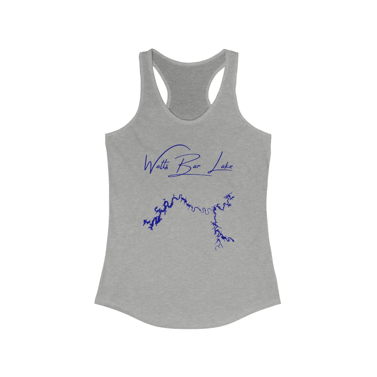 Tennessee  Watts  Bar  Lake  Racerback-Tank  front  position  view  from  front  heather  grey.webp