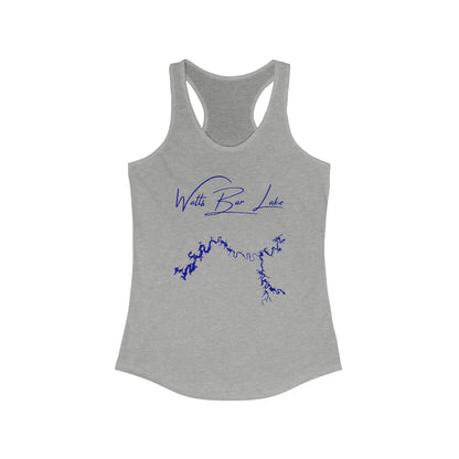 Tennessee  Watts  Bar  Lake  Racerback-Tank  front  position  view  from  front  heather  grey.webp