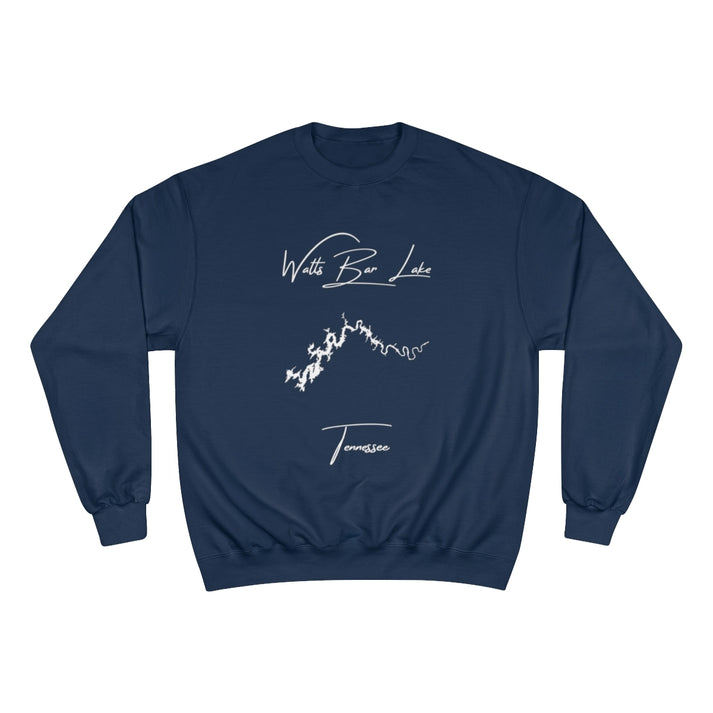Tennessee  Watts  Bar  Lake  Sweatshirt  front  position  view  from  front  navy.webp