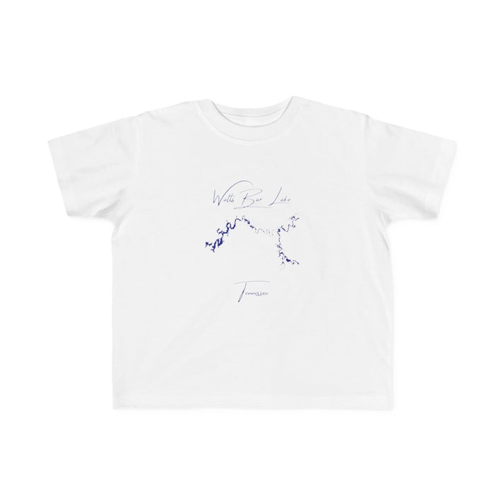 Tennessee  Watts  Bar  Lake  Toddler  T-shirt  front  position  view  from  front  white.webp