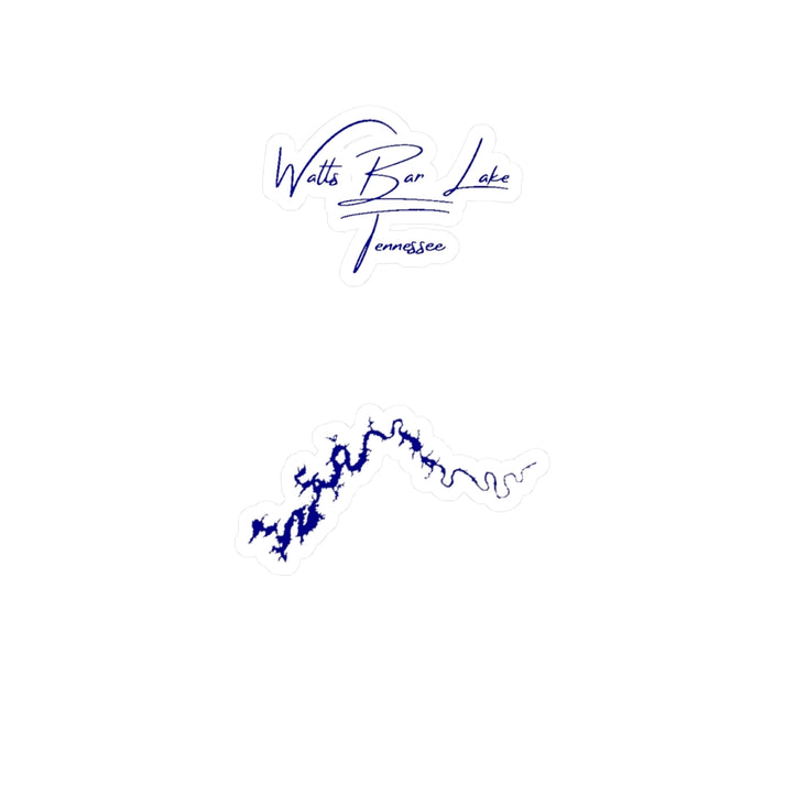 Tennessee  Watts  Bar  Lake  Vinyl  Decal  other  position  view  from  front  4  x  6.webp