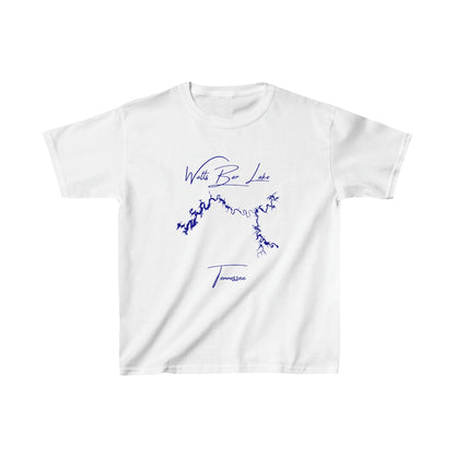 Tennessee  Watts  Bar  Lake  Youth  T-shirt  front  position  view  from  front  white.webp