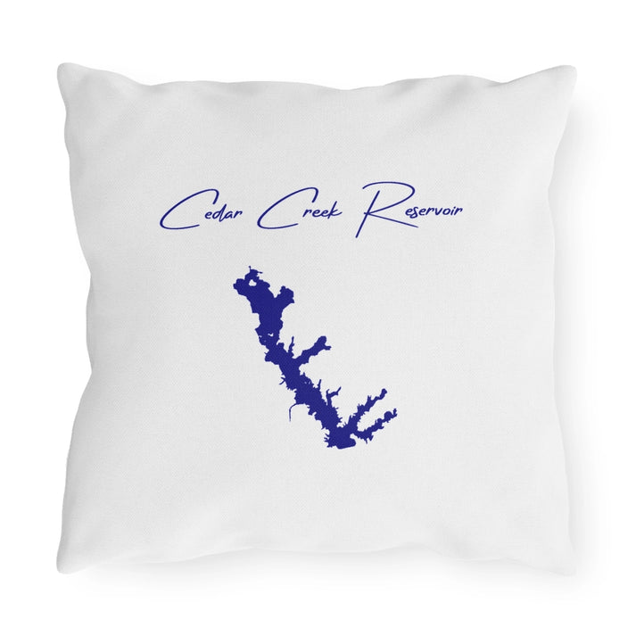 Texas  Cedar  Creek  Reservoir  Outdoor  Pillow  back  position  view  from  back  16  x  16.webp