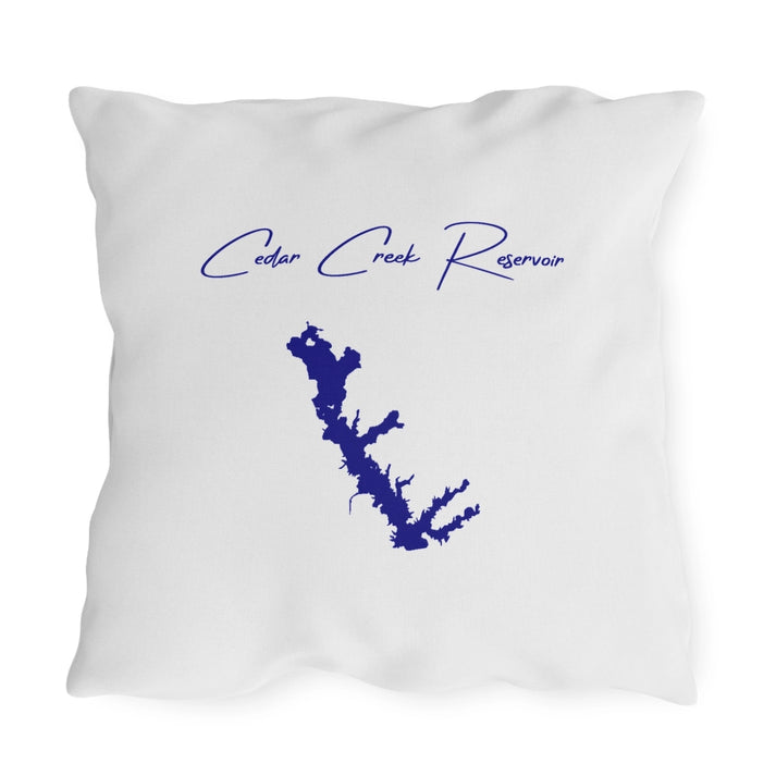 Texas  Cedar  Creek  Reservoir  Outdoor  Pillow  back  position  view  from  back  20  x  20.webp