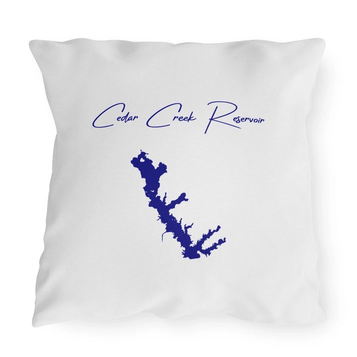 Texas  Cedar  Creek  Reservoir  Outdoor  Pillow  front  position  view  from  front  20  x  20.webp