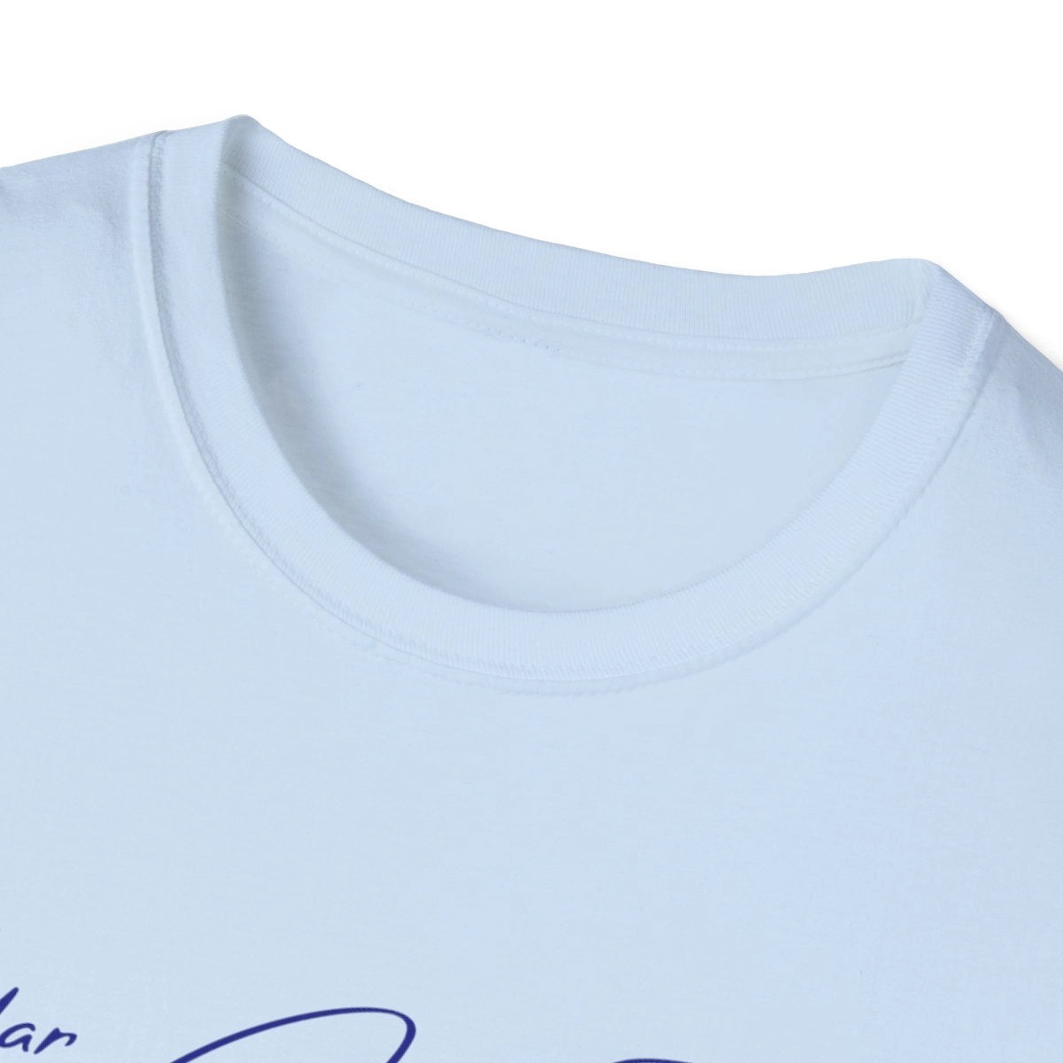 Texas  Cedar  Creek  Reservoir  T-shirt  other  position  view  from  front-collar-closeup  light  blue.webp