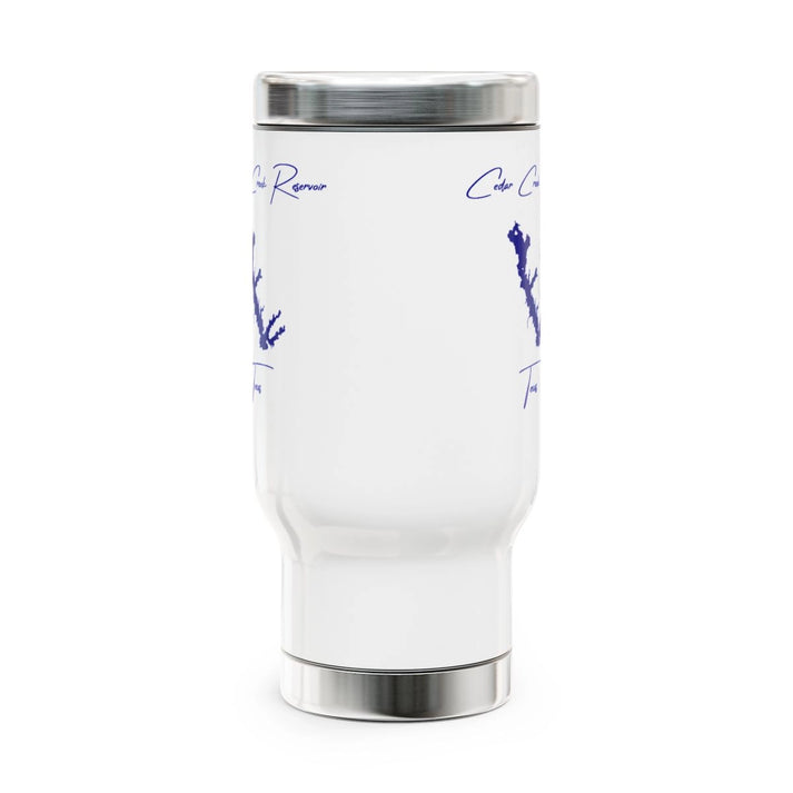 Texas  Cedar  Creek  Reservoir  Travel  Mug  other  position  view  from  front  14oz.webp