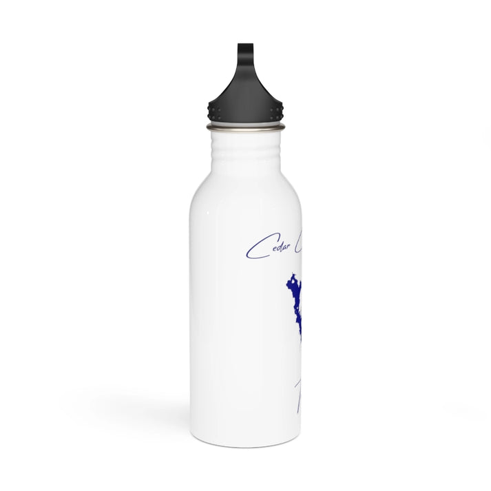 Texas  Cedar  Creek  Reservoir  Water  bottle  other  position  view  from  left  white.webp