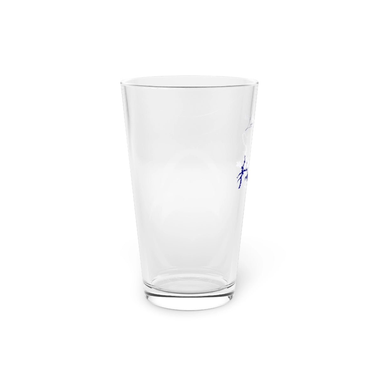 Texas  Lake  Amistad  16oz  Pint  Glass  front  position  view  from  left  16oz.webp