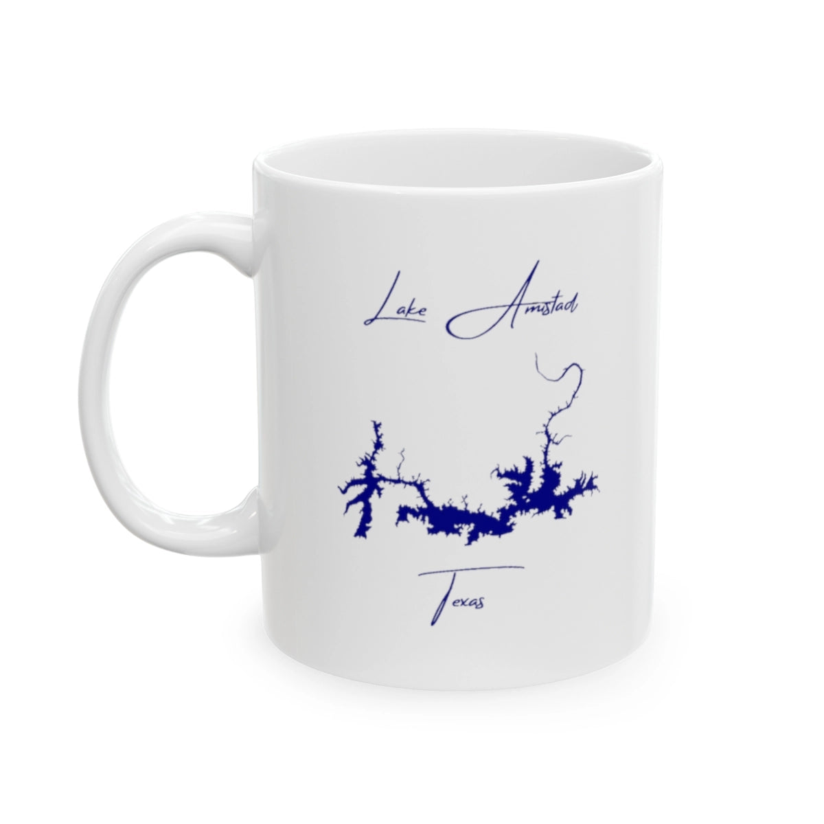 Texas  Lake  Amistad  Ceramic  Mug  other  position  view  from  left  11oz.webp