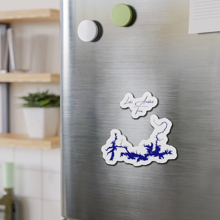 Texas  Lake  Amistad  Die  Cut  Magnet  front  position  view  from  context-2  4  x  4.webp