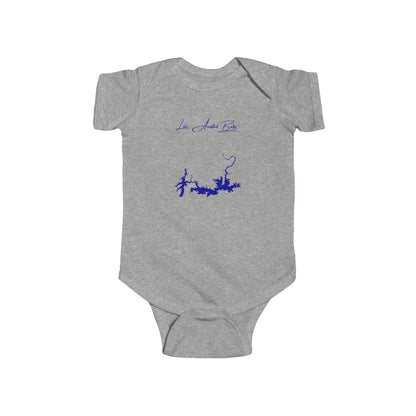 Texas  Lake  Amistad  Onesie  front  position  view  from  front  heather.webp
