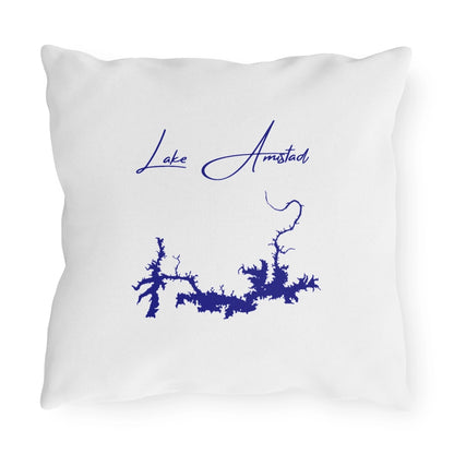 Texas  Lake  Amistad  Outdoor  Pillow  back  position  view  from  back  16  x  16.webp