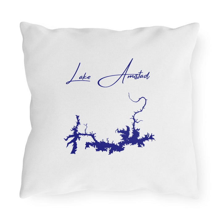 Texas  Lake  Amistad  Outdoor  Pillow  back  position  view  from  back  16  x  16.webp