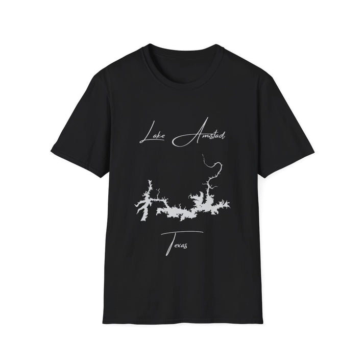 Texas  Lake  Amistad  T-shirt  front  position  view  from  front  black.webp