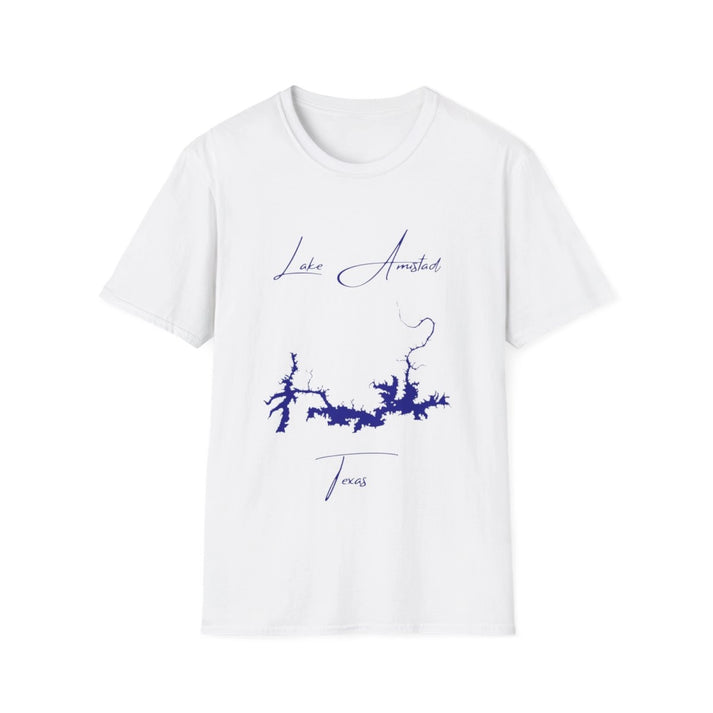 Texas  Lake  Amistad  T-shirt  front  position  view  from  front  white.webp