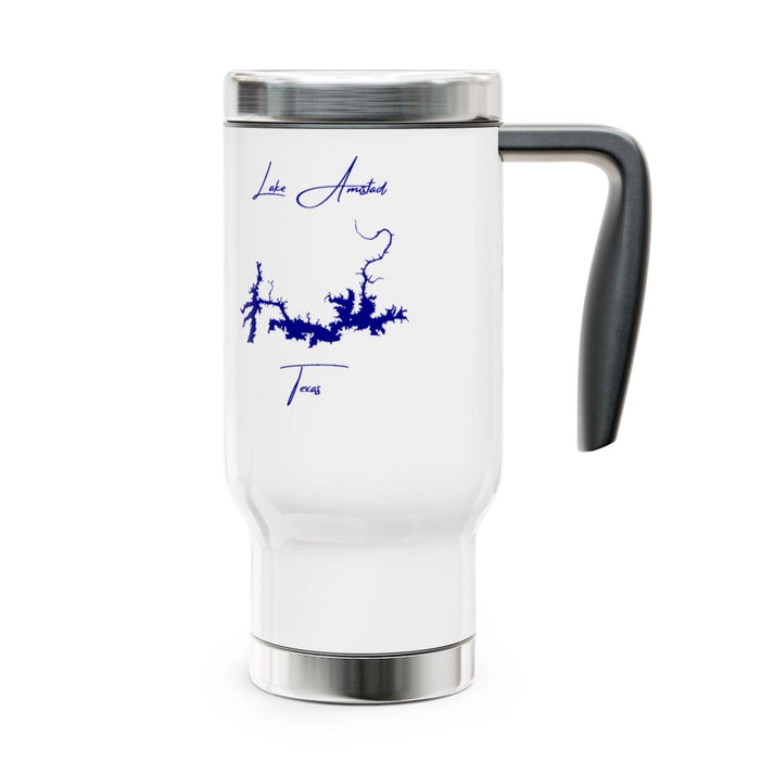 Texas  Lake  Amistad  Travel  Mug  other  position  view  from  right  14oz.webp