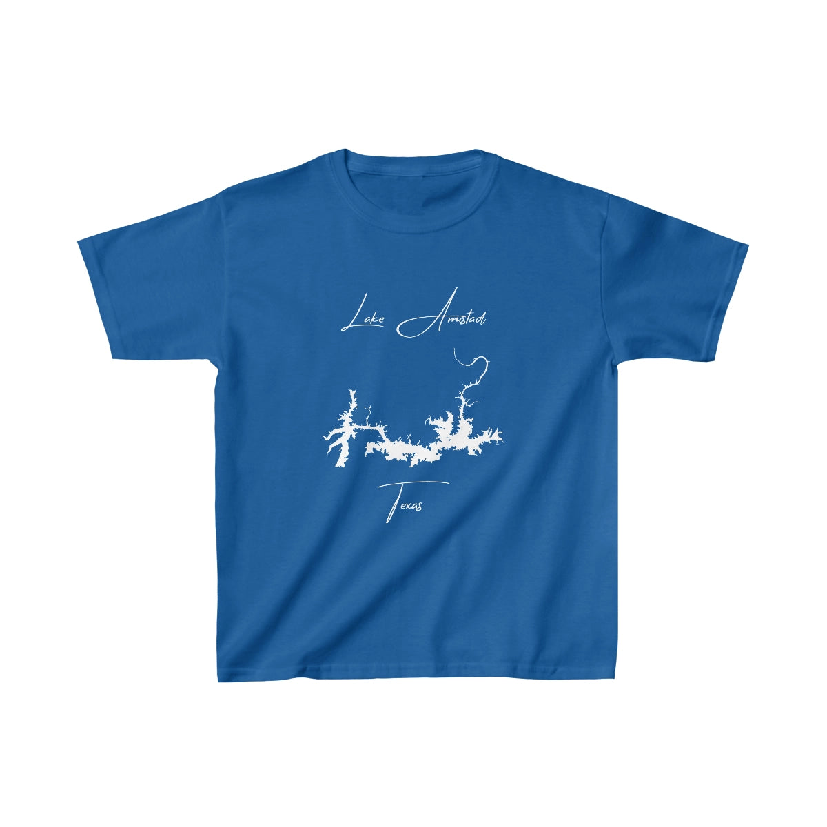 Texas  Lake  Amistad  Youth  T-shirt  front  position  view  from  front  royal.webp