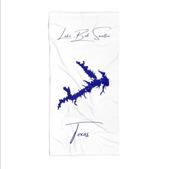 Texas  Lake  Bob  Sandlin  Beach  Towel  front  position  view  from  front  36  x  72.webp