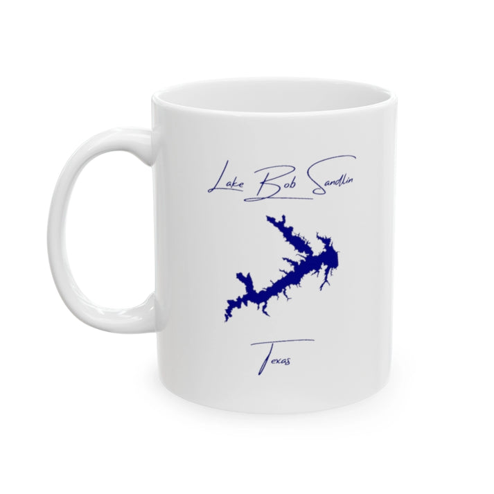 Texas  Lake  Bob  Sandlin  Ceramic  Mug  other  position  view  from  left  11oz.webp