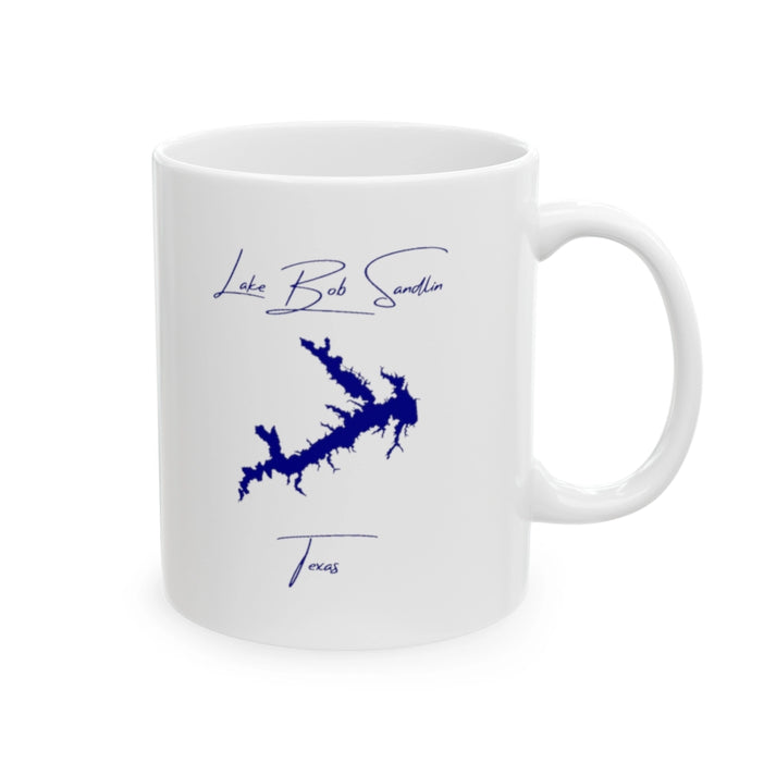 Texas  Lake  Bob  Sandlin  Ceramic  Mug  other  position  view  from  right  11oz.webp