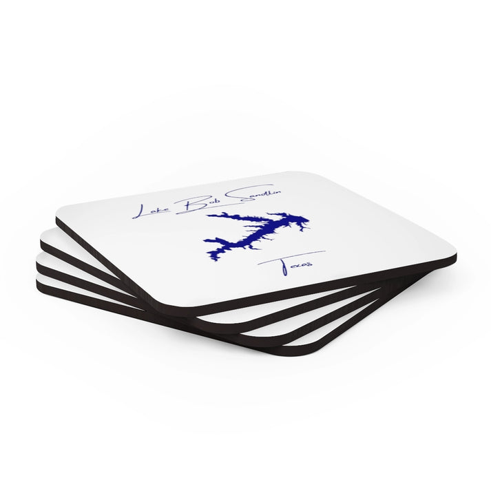 Texas  Lake  Bob  Sandlin  Coaster  Set  front  position  view  from  stacked  3.75  x  3.75.webp