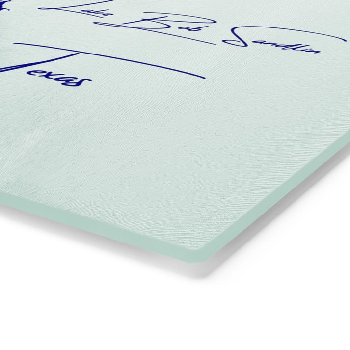 Texas  Lake  Bob  Sandlin  Cutting  Board  other  position  view  from  close-up  small.webp