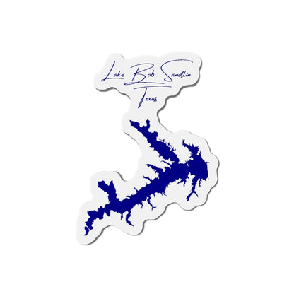 Texas  Lake  Bob  Sandlin  Die  Cut  Magnet  front  position  view  from  front  4  x  4.webp