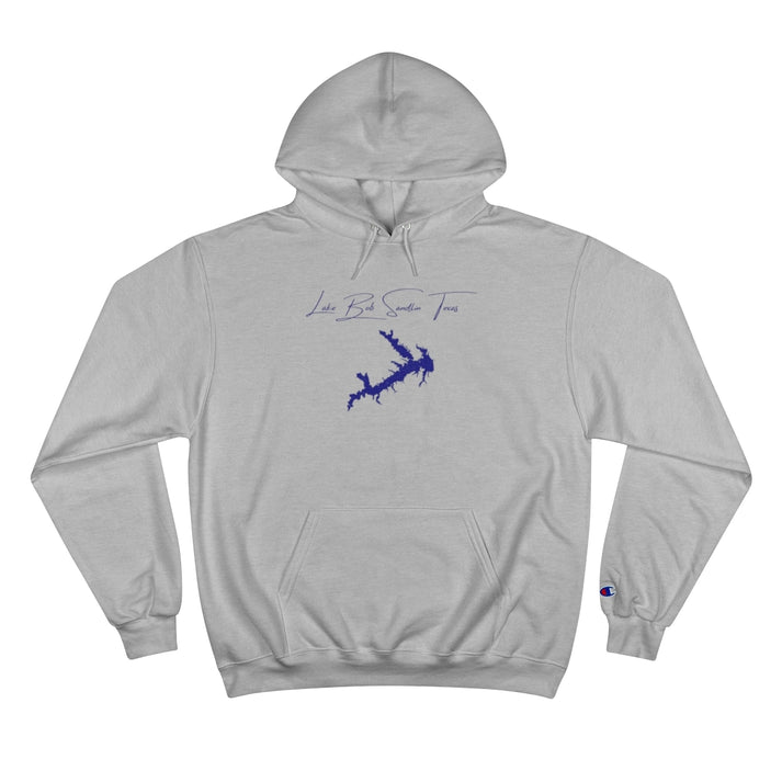 Texas  Lake  Bob  Sandlin  Hoodie  front  position  view  from  front  light  steel.webp