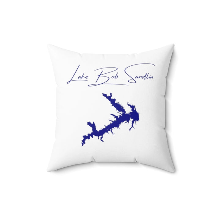 Texas  Lake  Bob  Sandlin  Pillow  front  position  view  from  back  16  x  16.webp