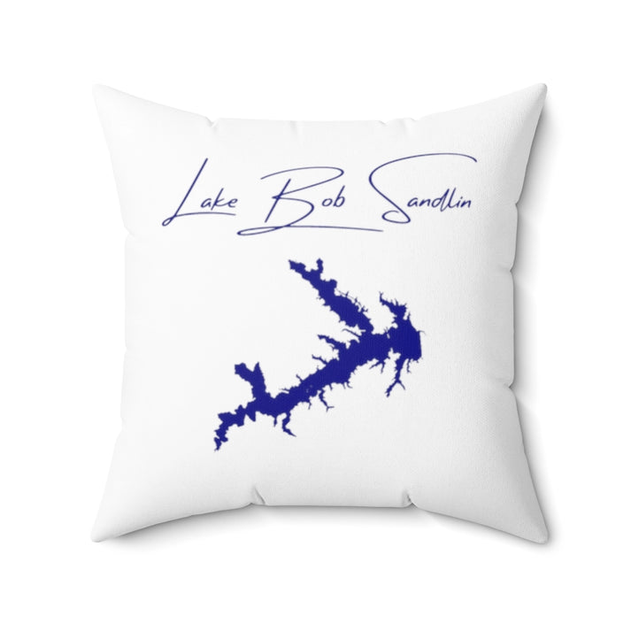 Texas  Lake  Bob  Sandlin  Pillow  front  position  view  from  back  20  x  20.webp