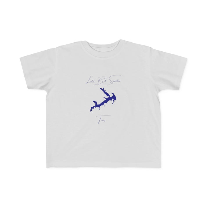 Texas  Lake  Bob  Sandlin  Toddler  T-shirt  front  position  view  from  front  silver.webp