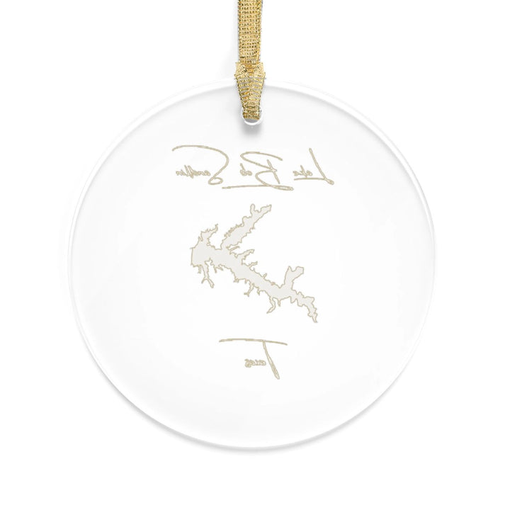 Texas  Lake  Bob  Sandlin  Tree  Ornament  other  position  view  from  back  round.webp