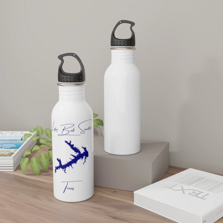 Texas  Lake  Bob  Sandlin  Water  bottle  other  position  view  from  context-2  white.webp