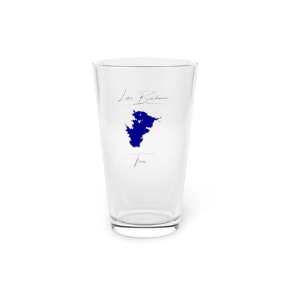 Texas  Lake  Buchanan  16oz  Pint  Glass  front  position  view  from  front  16oz.webp