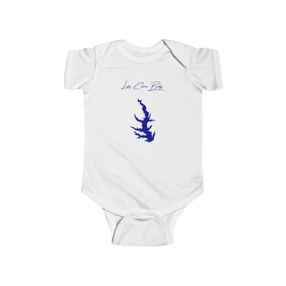 Texas  Lake  Conroe  Onesie  front  position  view  from  front  white.webp