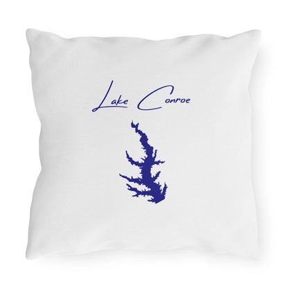 Texas  Lake  Conroe  Outdoor  Pillow  back  position  view  from  back  16  x  16.webp