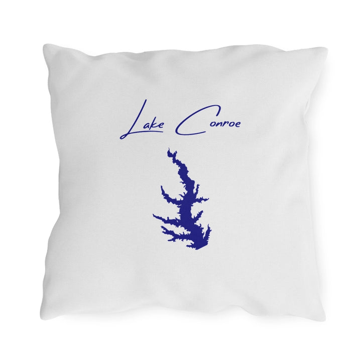 Texas  Lake  Conroe  Outdoor  Pillow  back  position  view  from  back  18  x  18.webp