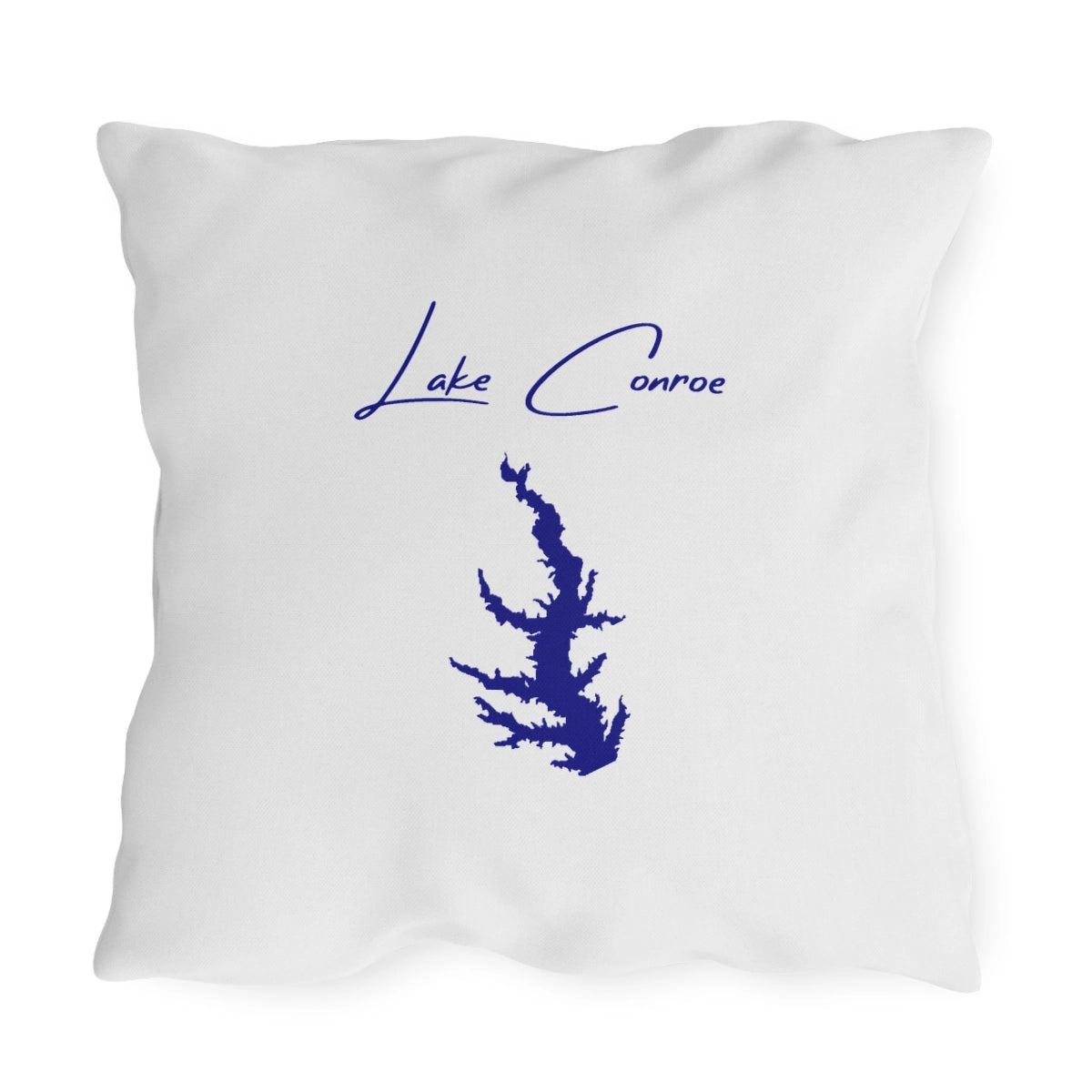 Texas  Lake  Conroe  Outdoor  Pillow  back  position  view  from  back  20  x  20.webp