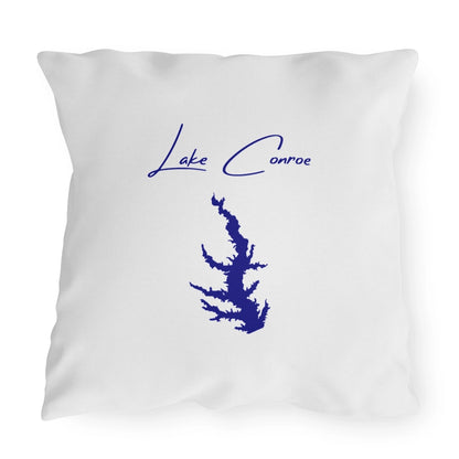 Texas  Lake  Conroe  Outdoor  Pillow  front  position  view  from  front  20  x  20.webp