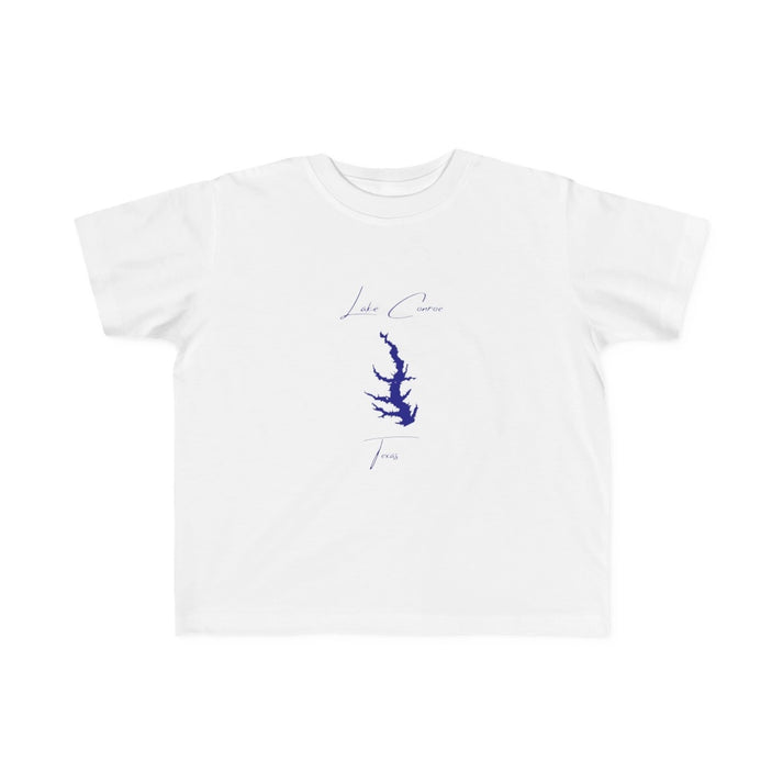 Texas  Lake  Conroe  Toddler  T-shirt  front  position  view  from  front  white.webp