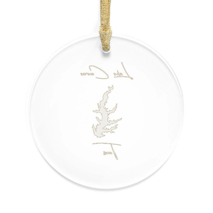 Texas  Lake  Conroe  Tree  Ornament  other  position  view  from  back  round.webp