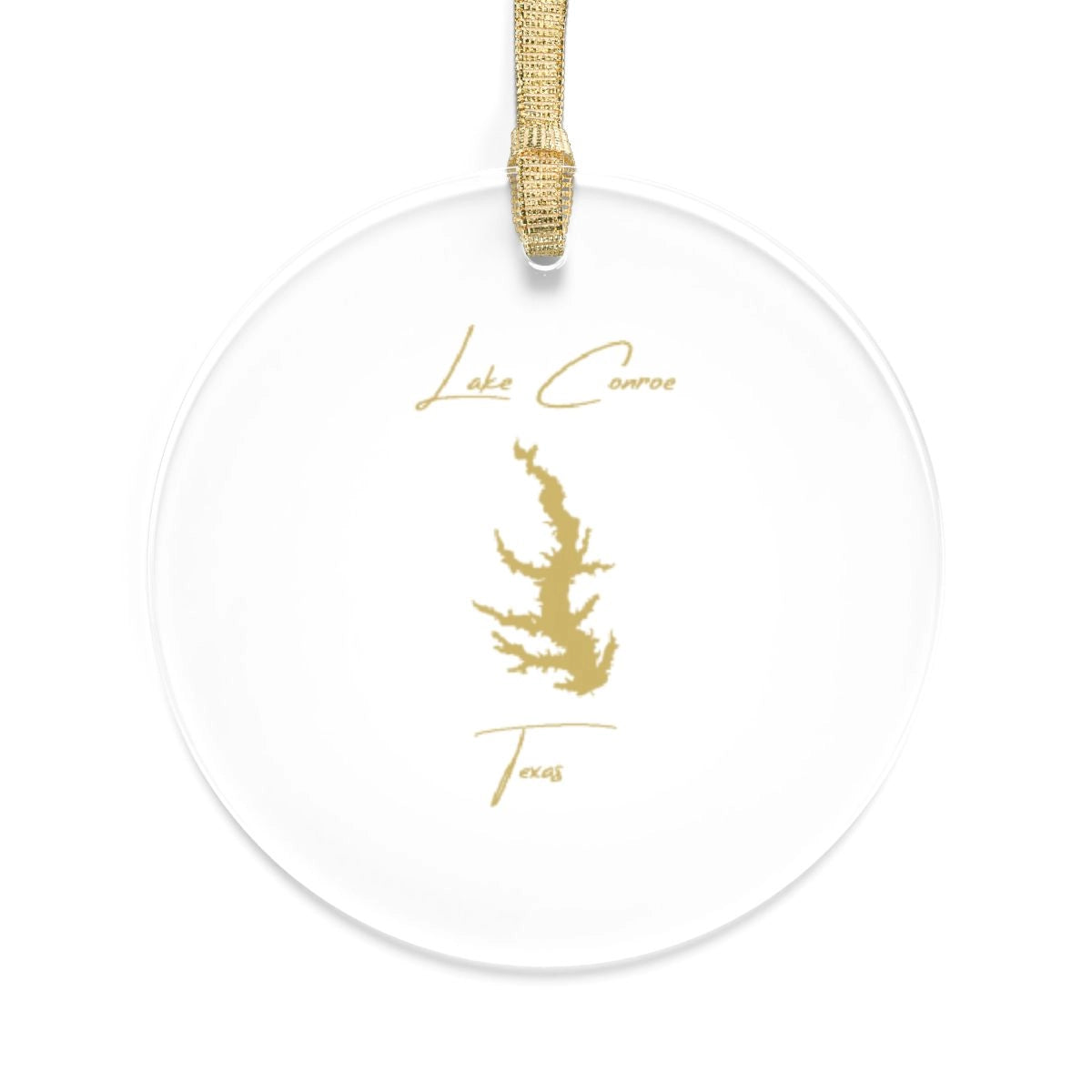 Texas  Lake  Conroe  Tree  Ornament  other  position  view  from  front  round.webp