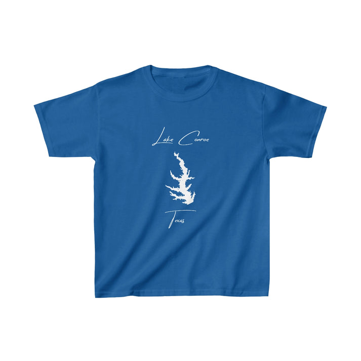 Texas  Lake  Conroe  Youth  T-shirt  front  position  view  from  front  royal.webp