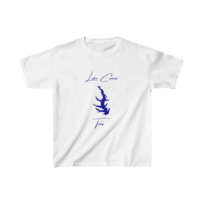Texas  Lake  Conroe  Youth  T-shirt  front  position  view  from  front  white.webp